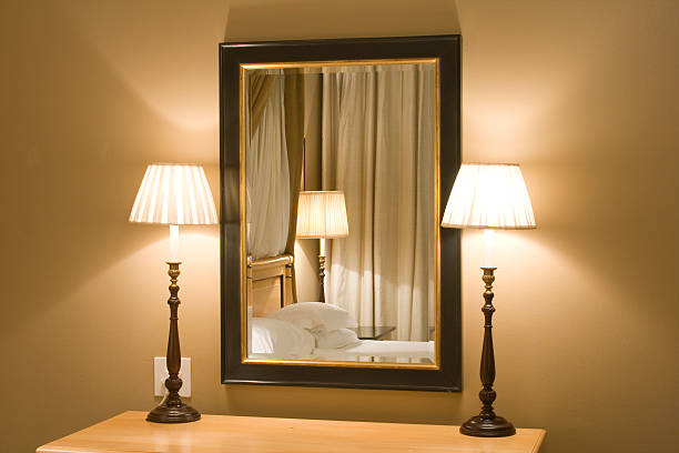 istock Modern Interiors - Lamps and Mirror 178961060