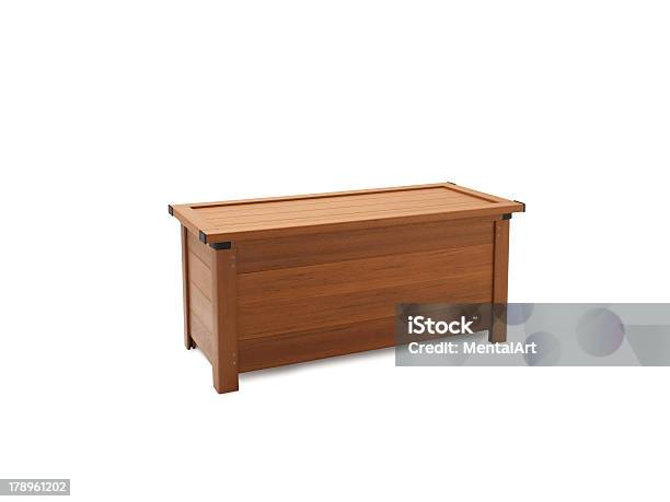 Outdoor Storage Bench Stock Photo - Download Image Now - Bench, Storage Compartment, Box - Container