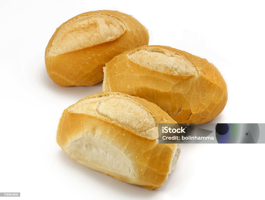 Rolinho de pão francês grupo - Foto de stock de Pão royalty-free