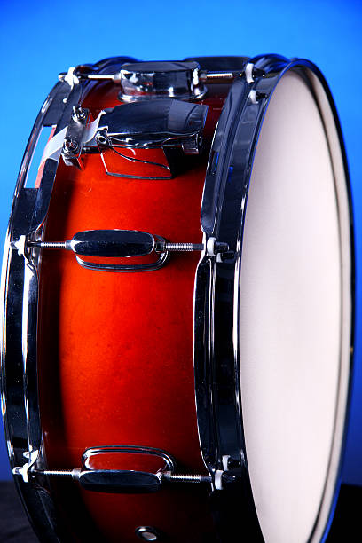 istock Red Fade Snare Drum Blue Background 178962391