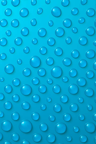 istock Drop of water on blue board 178962631