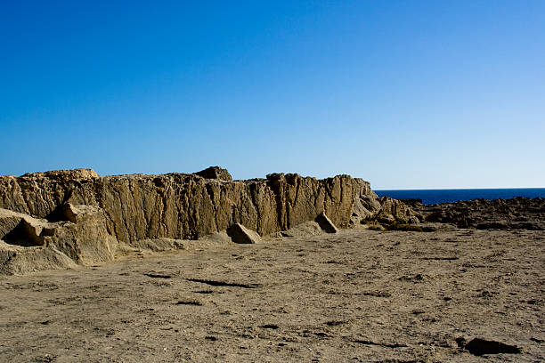 Mediterranean Cliff stock photo