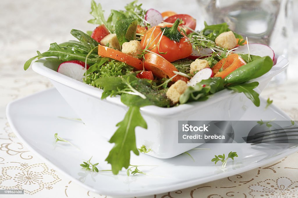 Salada de dieta - Royalty-free Alface Foto de stock