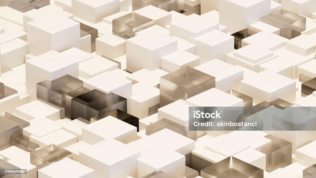 Perfect Cube Shape Block 3d Cube Block Shape Background Stock Photo - Download Image Now ...