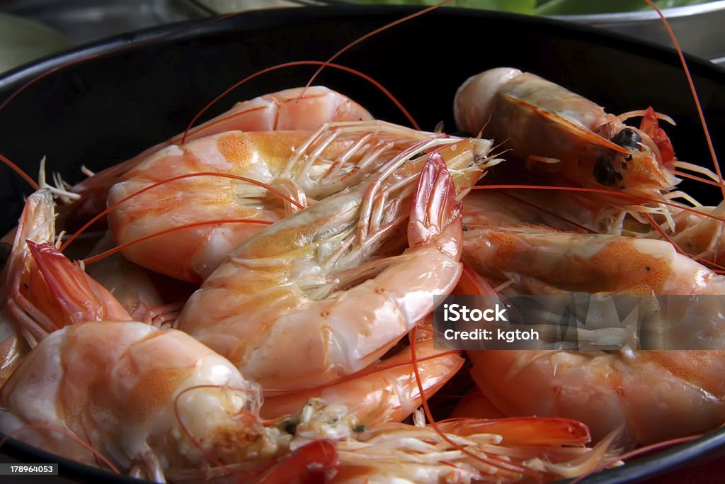 Cooked Leopard Whole Cooked Prawns Stock Photo - Download Image Now - Animal Body Part ...