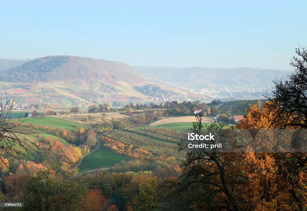 Outono paisagem rural em sunny ambiance - Royalty-free Agricultura Foto de stock
