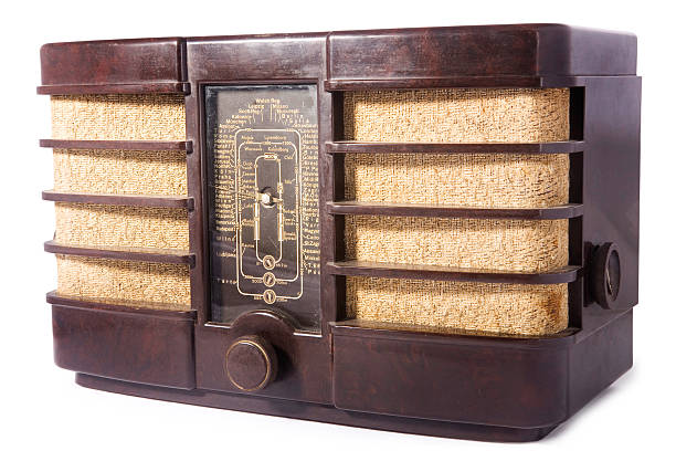 retro rádio - radio 1930s imagens e fotografias de stock