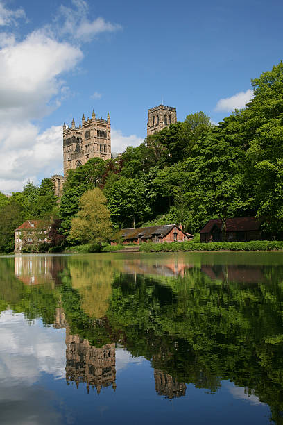 istock Durham Cathedral and reflection in the North East England 178964534