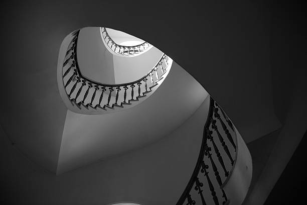 istock Round classical ladder in an interior of a temple 178964552