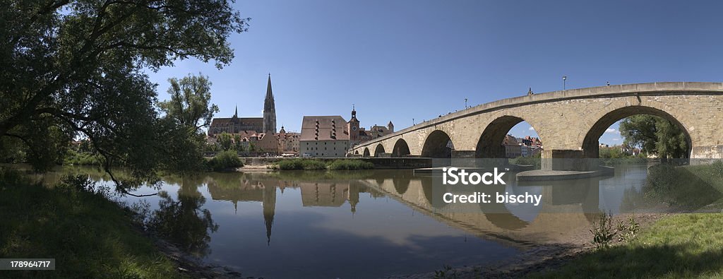 Regensburg - Lizenzfrei Brücke Stock-Foto