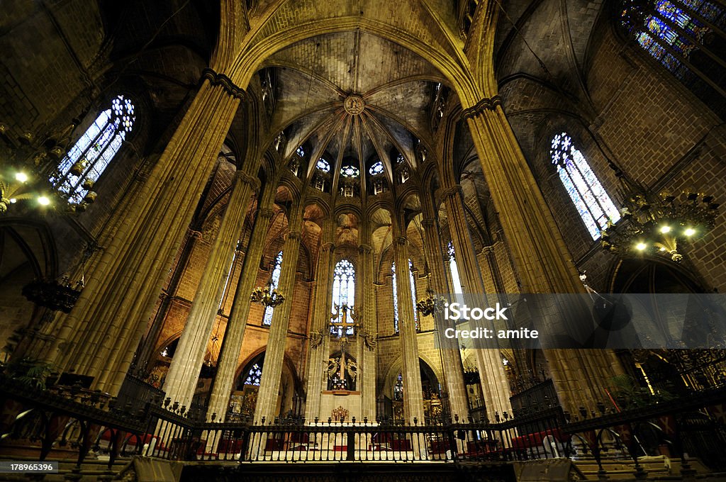 catedral de barcelona catedral de barcelona is the biggest gothic catedral in barcelone in the Barri Gotic. Barcelona - Spain Stock Photo