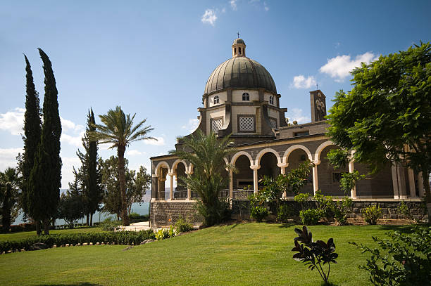 istock Roman Catholic chapel at Mount of Beatitudes 178965421
