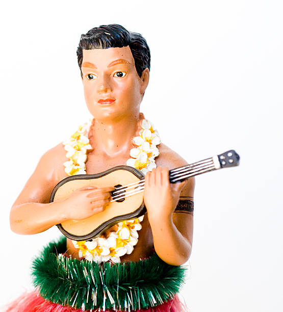 Hula Man in grass skirt
