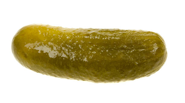 gherkin isolated gherkin( dill pickle) isolated on a white background dill pickle stock pictures, royalty-free photos & images