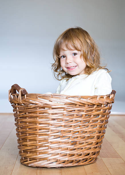 istock Toddler in a Basket 178965698
