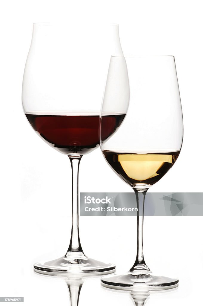 Vermelho e branco Vinho - Royalty-free Bebida Foto de stock