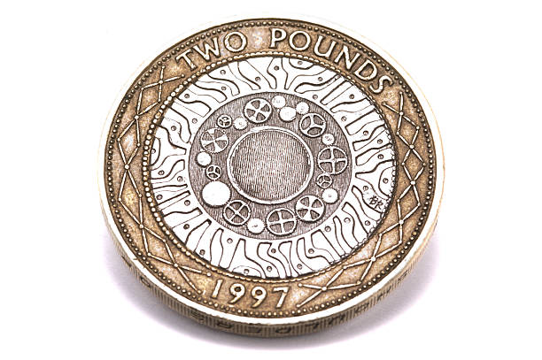 moeda de duas libras - two pound coin - fotografias e filmes do acervo