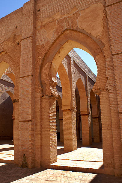 Mosque ruins in Morocco stock photo