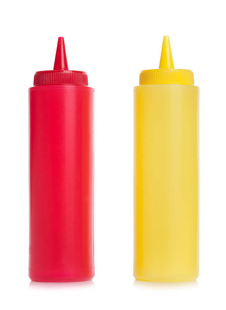 istock Mayonnaise and tomato ketchup bottles 178971256