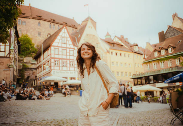 istock Woman exploring Nuremberg  in summer 1789714596
