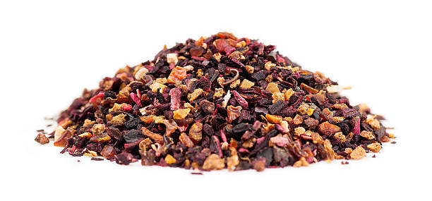 istock Macro of rose hip tea loose leaf granules 178972950
