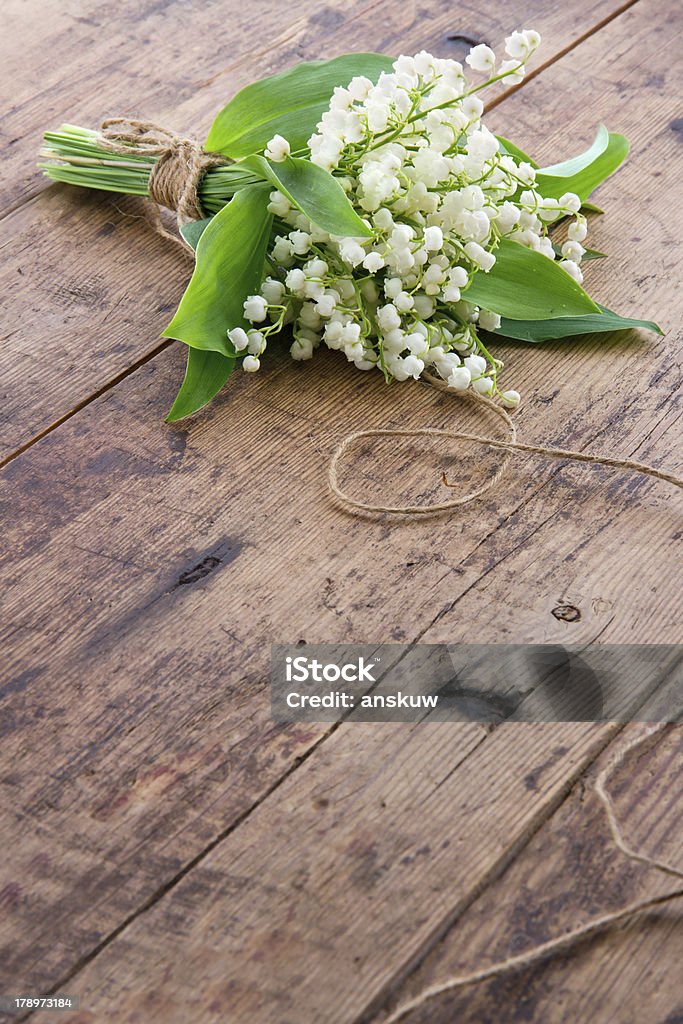 Цветы на коричневый деревянные backgrond - Стоковые фото Белый роялти-фри