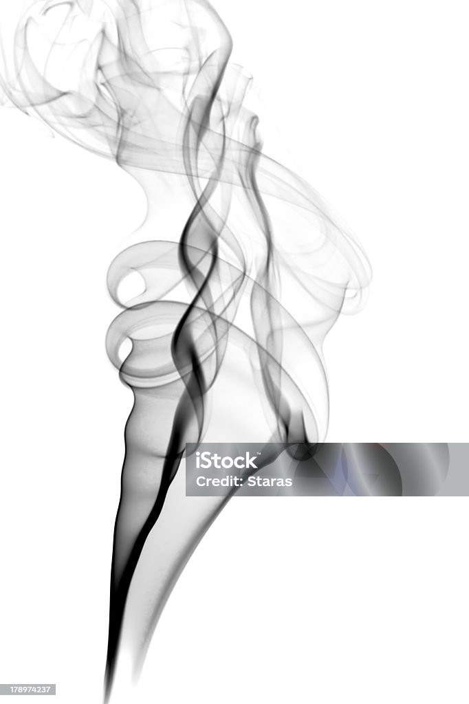 Abstrait noir de fumée - Photo de Abstrait libre de droits