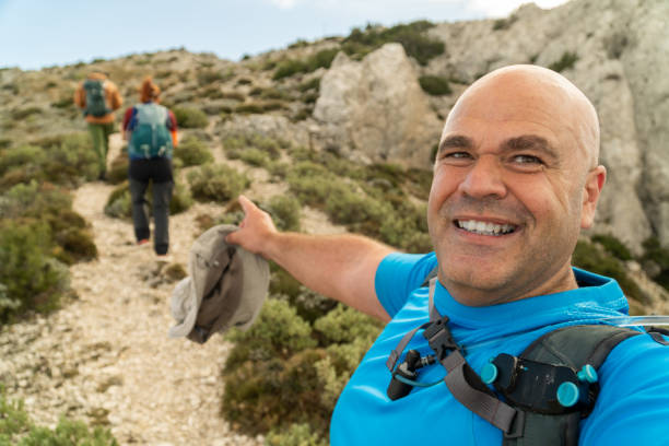 istock Happy hiker takes a selfie in the mountain 1789751281