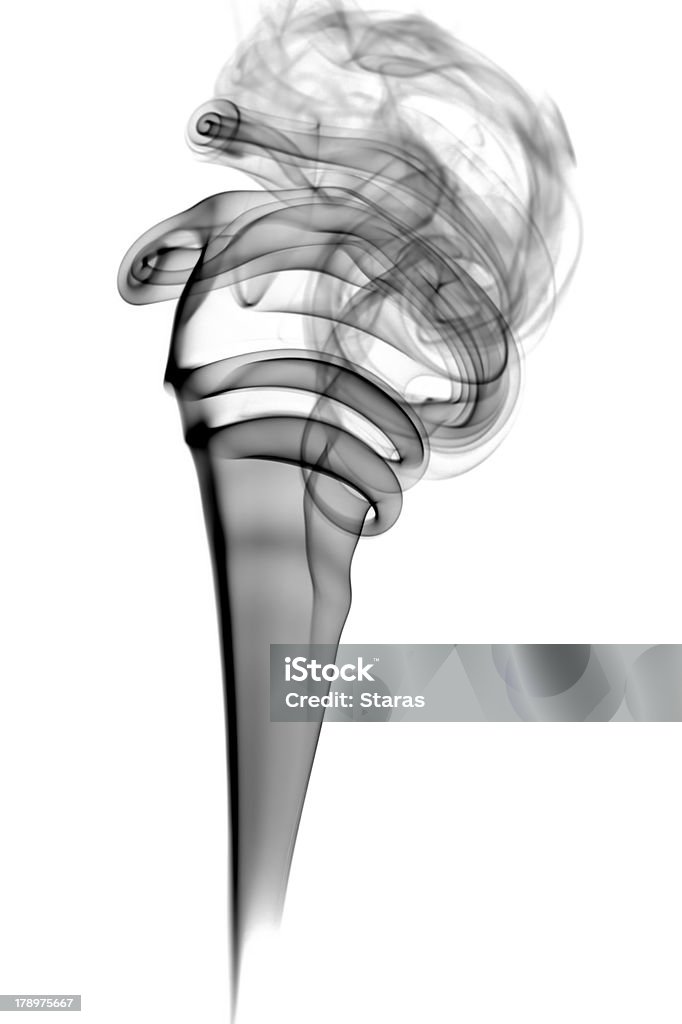 Абстрактный черный дым изолированные - Стоковые фото Абстрактный роялти-фри