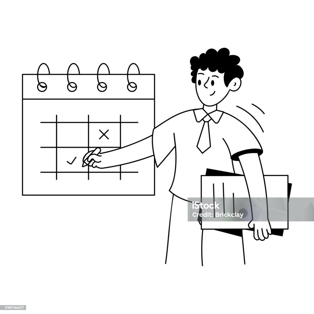 Task Scheduling Stock Illustration - Download Image Now - Avatar ...