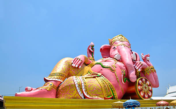 istock Big pink Ganesha in relax pose, Thailand 178977561