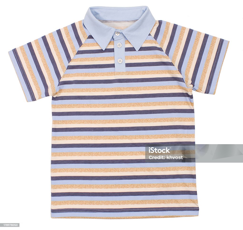 Camisa pólo para crianças - Foto de stock de Algodão - Material Têxtil royalty-free