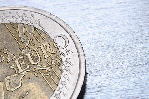 istock Close up of euro coins 178978611