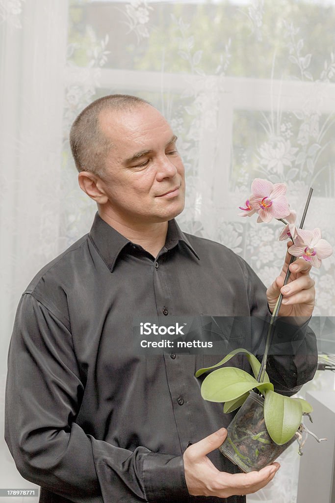 Porträt des nahen im Alter Mann - Lizenzfrei Männer Stock-Foto