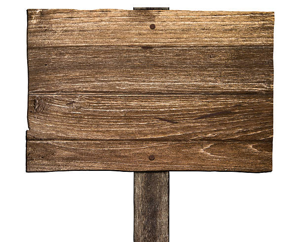 istock Old wooden sign 178979387
