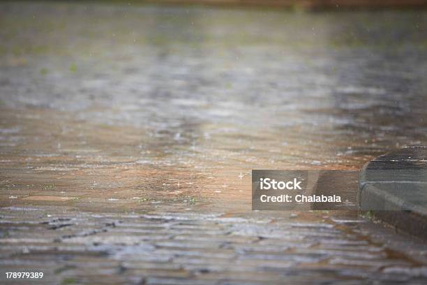 Rainy Day Stock Photo - Download Image Now - Close-up, Cobblestone, Rain