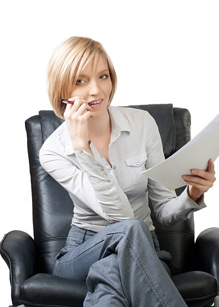 istock Attractive blond businesswoman 178979543