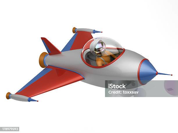 Spaceship Stock Photo - Download Image Now - Airplane, Astronaut, Computer Graphic