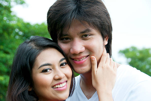 Pareja en el amor - foto de stock