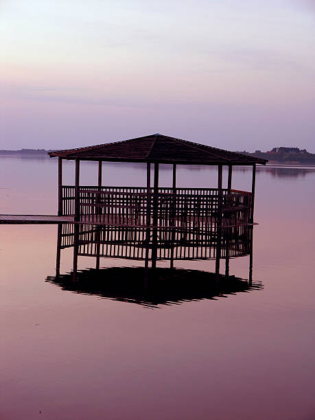 istock Wooden Gazebo on the Lake 178980987