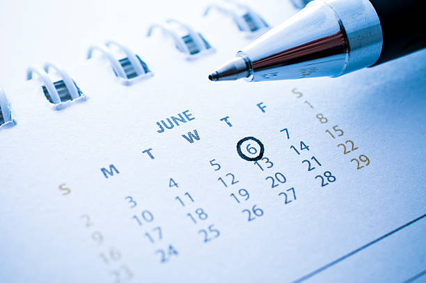 istock pen marked day on the calendar. 178981396