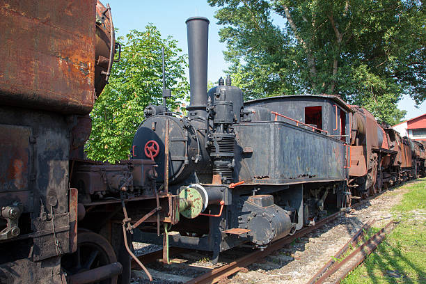 istock old steam locomotive in the rust 178982538