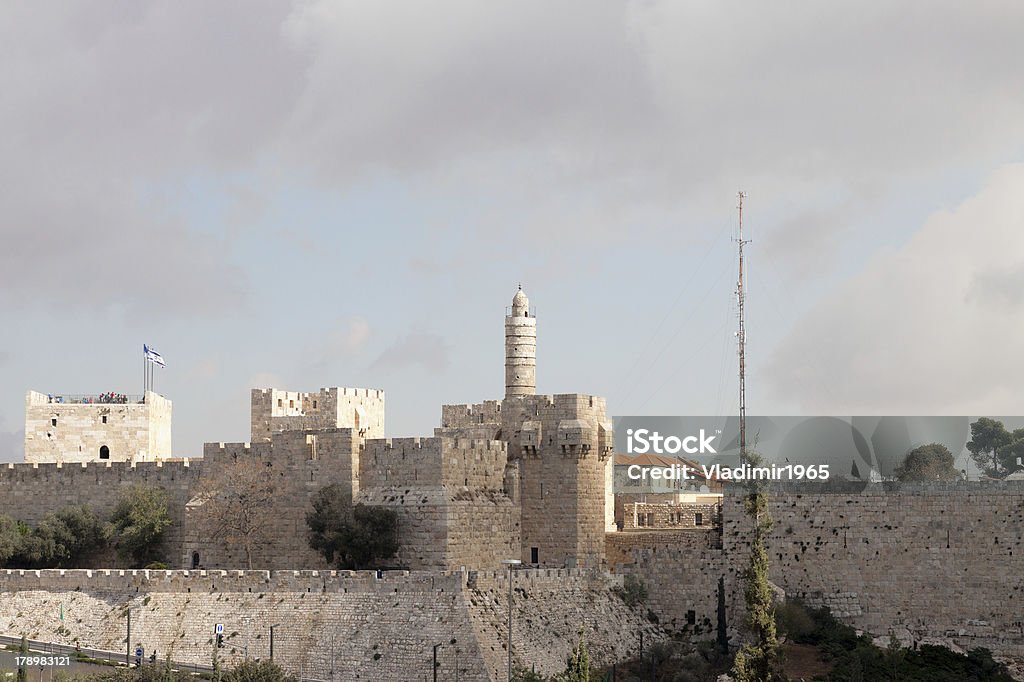 Jerusalén, la ciudad antigua, Torre de David - Foto de stock de Aguja - Chapitel libre de derechos