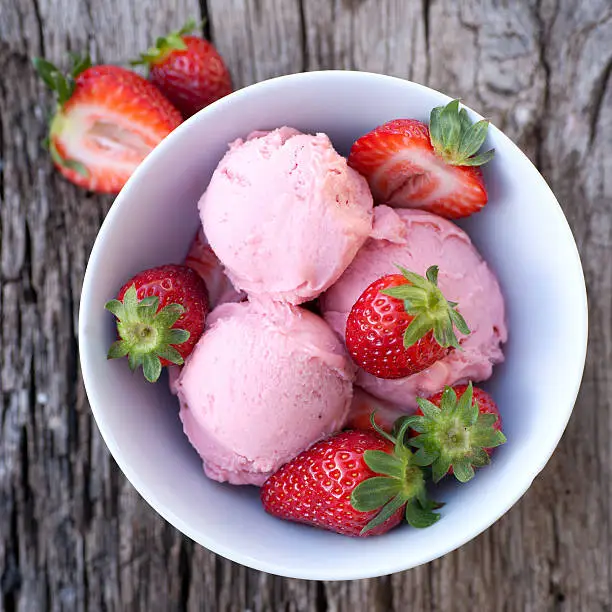 Photo of Strawberry ice cream