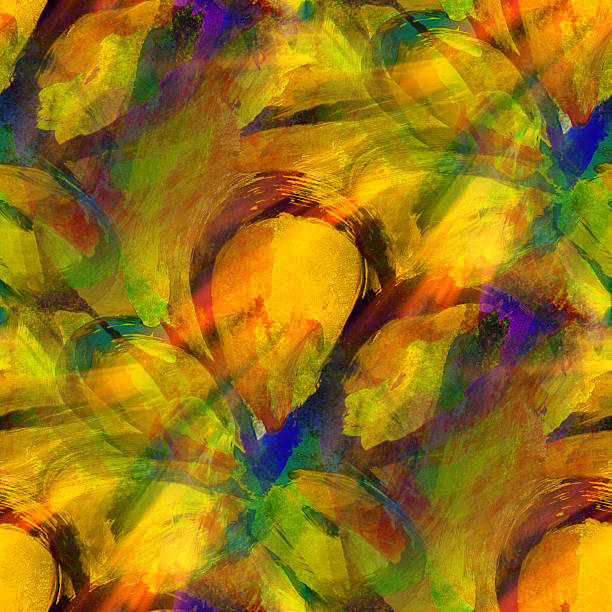 istock sunlight paint seamless yellow green flower background watercolo 178983791