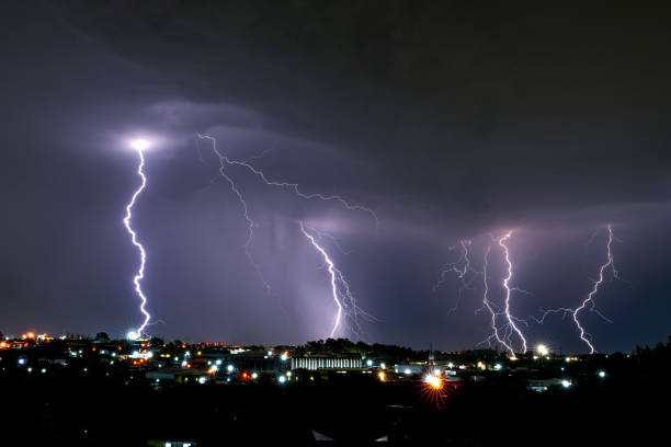 istock Beautiful Lightning bolt strike Over Kempton Park 1789850659