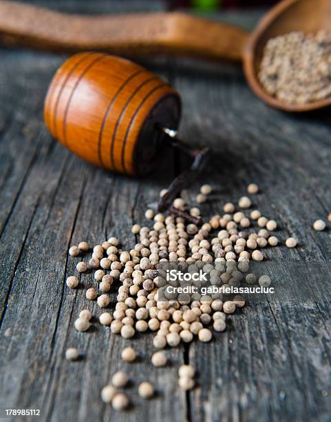 White Pepper Stock Photo - Download Image Now - Brown, Concepts, Condiment