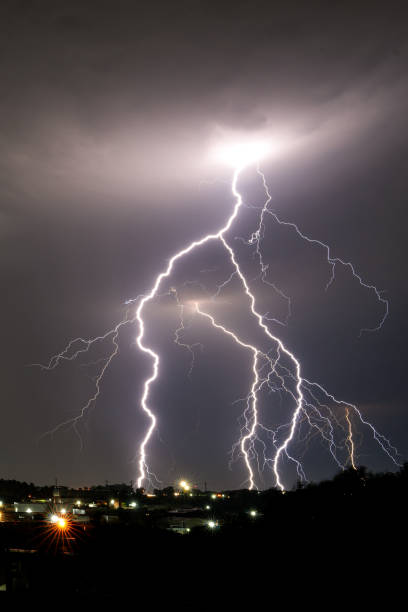 istock Beautiful Lightning bolt strike Over Kempton Park 1789851730