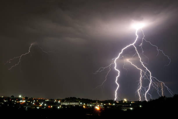istock Beautiful Lightning bolt strike Over Kempton Park 1789851734