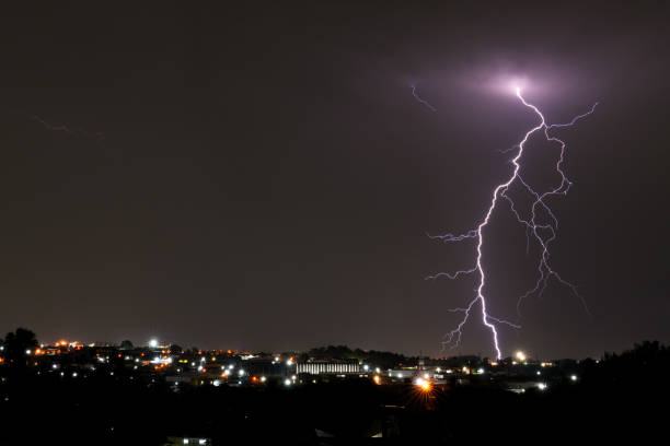 istock Beautiful Lightning bolt strike Over Kempton Park 1789851760